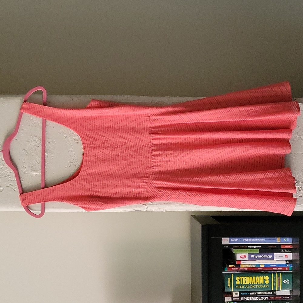 NWOT Love..Ady Coral Fit and Flare Dress